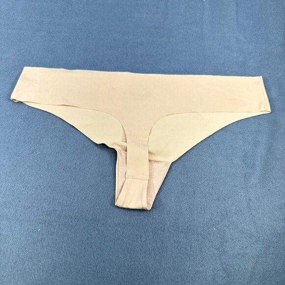 Auden Womens Size Medium 8-10 Panty Thong Invisible Edge No Show Pearl New - Picture 2 of 8